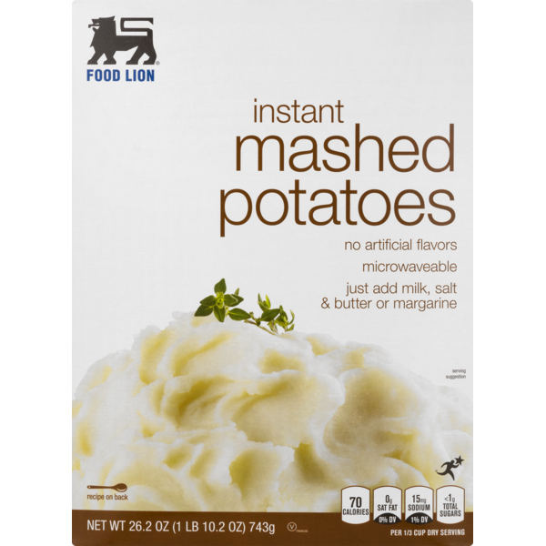 Any Brand of Instant Mashed Potato Flakes (26.2 oz. box)