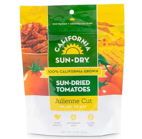 California Sun Dry Tomatoes Julienne Cut (3 oz. pouch)