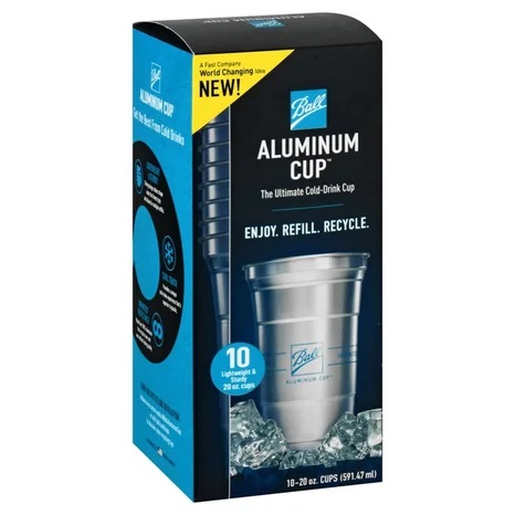 Ball Aluminum Cup (20 oz. cups/10 count)