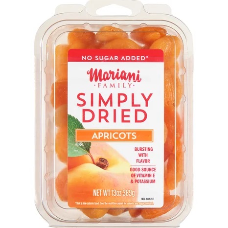 Mariani No Sugar Added Simply Dried Apricots (13 oz. clamshell)