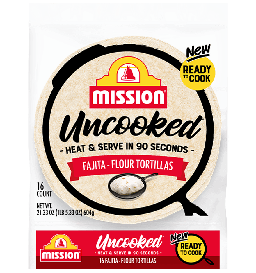 Mission Uncooked Fajita Flour Tortillas (16 count)