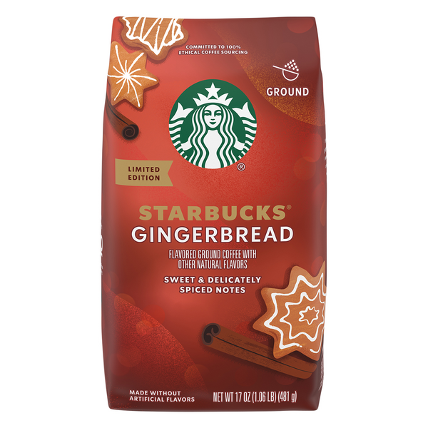 Starbucks Gingerbread Ground Coffee (17 oz.)