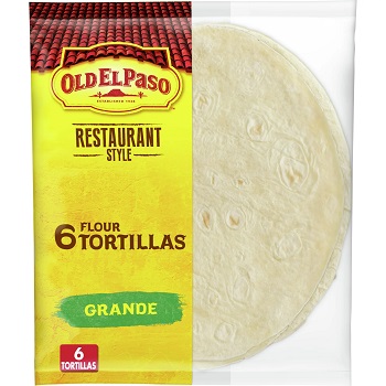 Old El Paso Restaurant Style Grande Flour Tortillas (6 count)