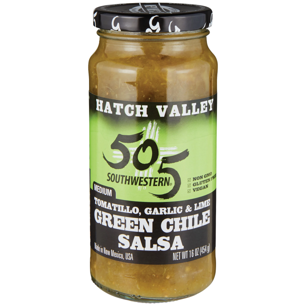 505 Southwestern Tomatillo, Garlic & Lime Medium Green Chile Salsa (16 oz.)
