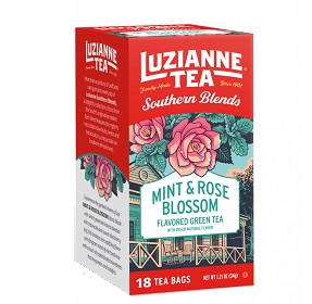 Luzianne Tea Southern Blend Mint & Rose Blossom Flavored Green Tea (18 count)