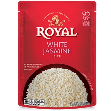 Royal White Jasmine Rice (8.5 oz. pouch)