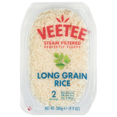 Veetee Steam Filtered Long Grain Rice (9.9 oz. tray)