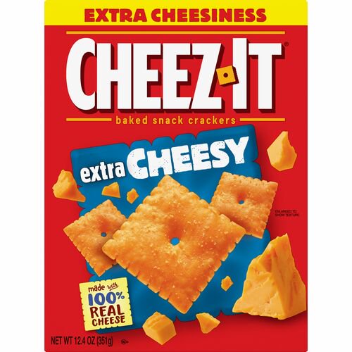Cheez-It Extra Cheesy Snack Crackers (12.4 oz. Box)