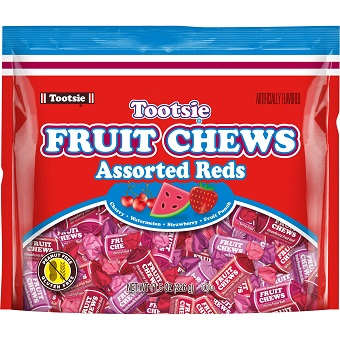 Tootsie Fruit Chews Assorted Reds (11.5 oz. bag)