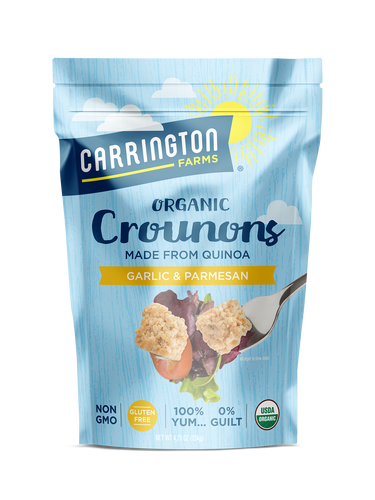 Carrington Farms Organic Crounons Made From Quinoa Garlic & Parmesan (4.75 oz)