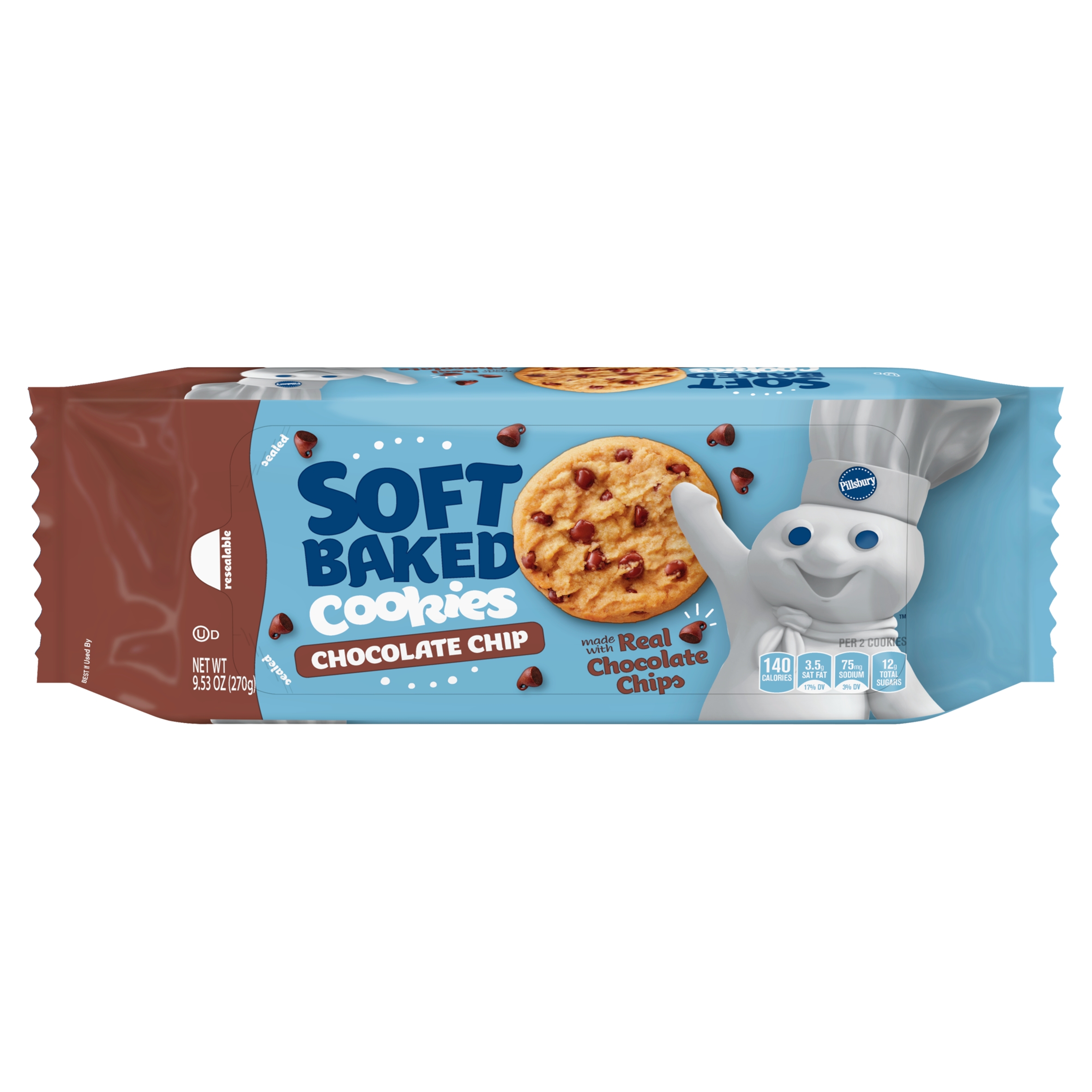Pillsbury Soft Baked Chocolate Chip Cookies (9.53 oz.)
