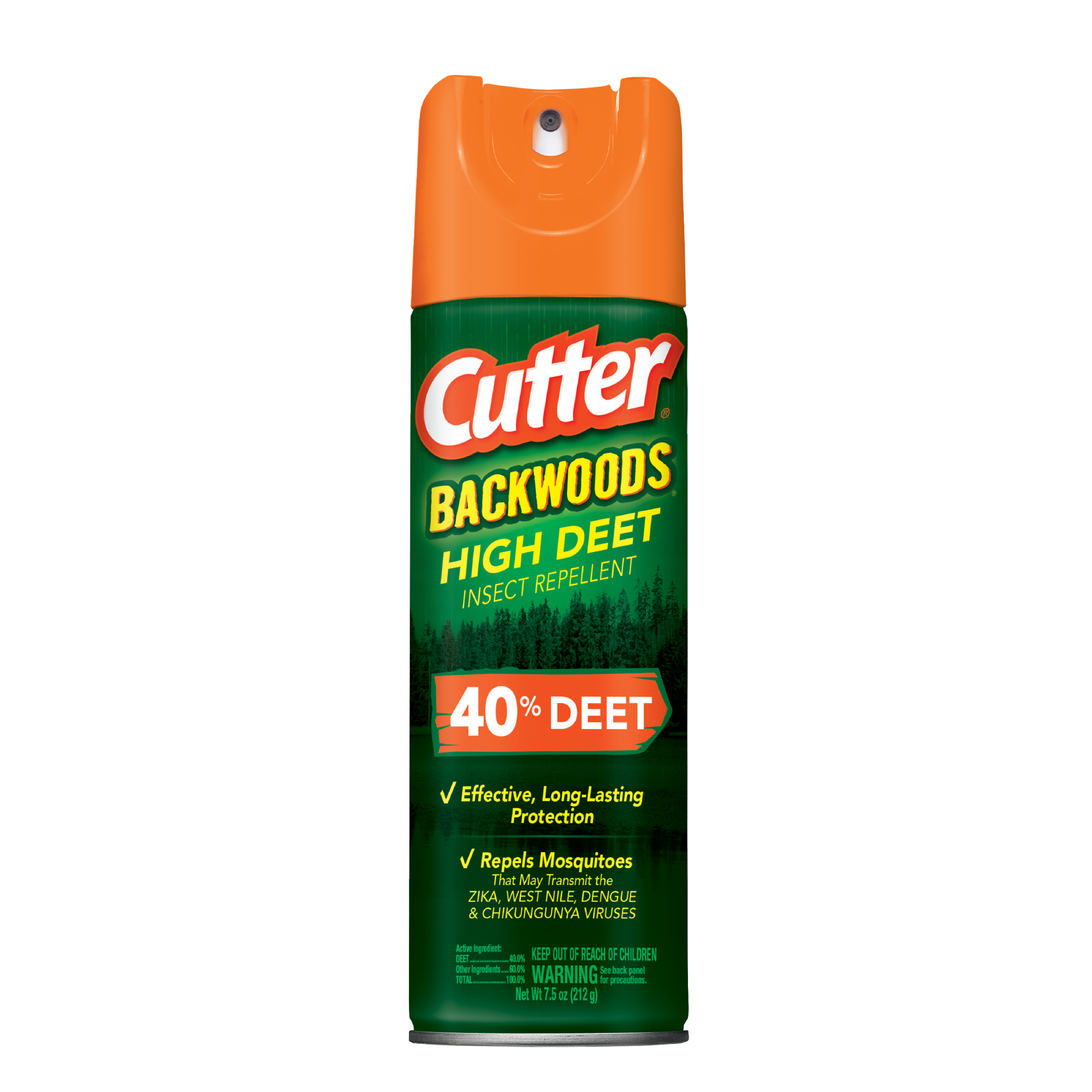 Cutter Backwoods High DEET Insect Repellent Aerosol Spray (7.5 oz.)