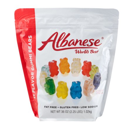 Albanese World's Best 12 Flavor Gummi Bears (36 oz. stand-up pouch)