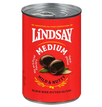 Lindsay Medium Pitted Black Ripe Olives (6 oz. can)