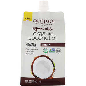 Nutiva Squeezable Organic Virgin Coconut Oil (12 oz. pouch)