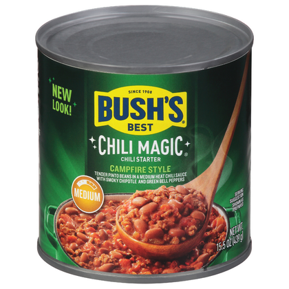 Bush's Best Chili Magic Chili Starter Campfire Style Medium (15.5 oz.)