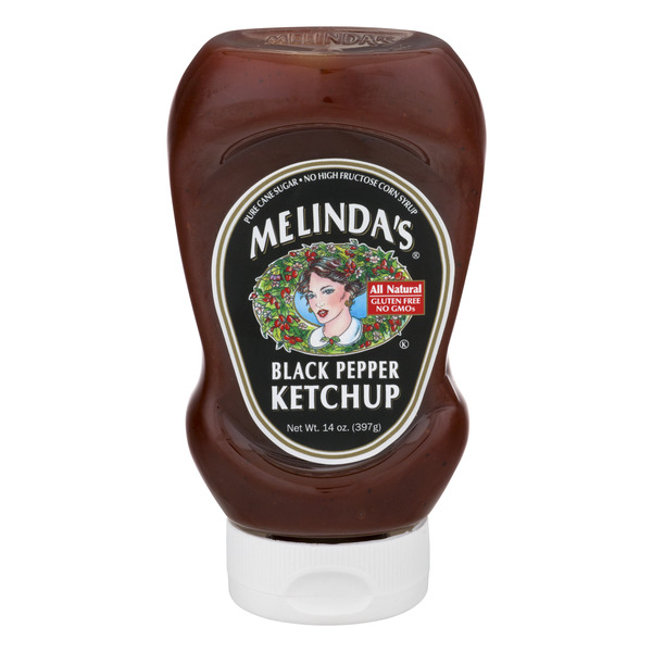 Melinda's Black Pepper Ketchup (14 oz. squeeze)