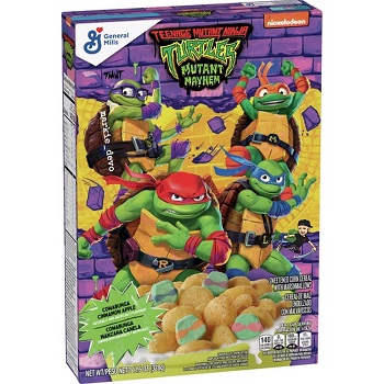 General Mills Teenage Mutant Ninja Turtles Mutant Mayhem Cereal (11.6 oz. box)