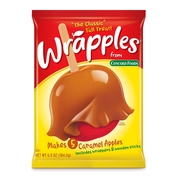 Concord Foods Wrapples Caramel Apple Wraps (6.5 oz. flat package)