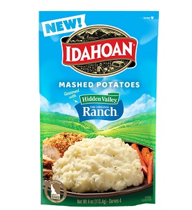 Idahoan Hidden Valley Original Ranch Seasoned Mashed Potatoes (4 oz. pouch)