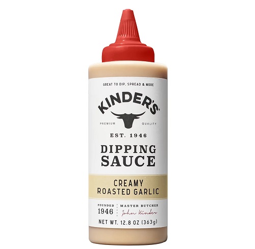 Kinder's Creamy Roasted Garlic Dipping Sauce (12.8 oz. squeeze)