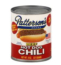 Patterson's Beef Hot Dog Chili (8 oz. can)
