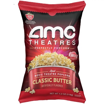 AMC Theatres Classic Butter Real Movie Theatre Popcorn (4.2 oz. bag)