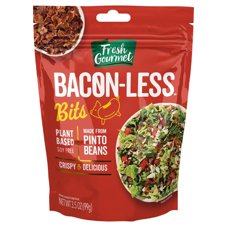 Fresh Gourmet Bacon-Less Bits Made From Pinto Beans (3.5 oz. pouch)