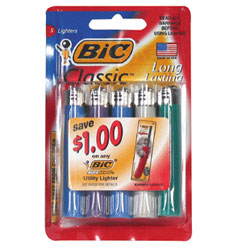 Bic Classic Lighters (5 pack)