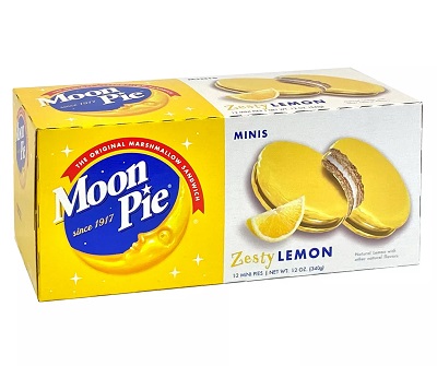 Moon Pie Minis Zesty Lemon Flavor (12 oz. box)