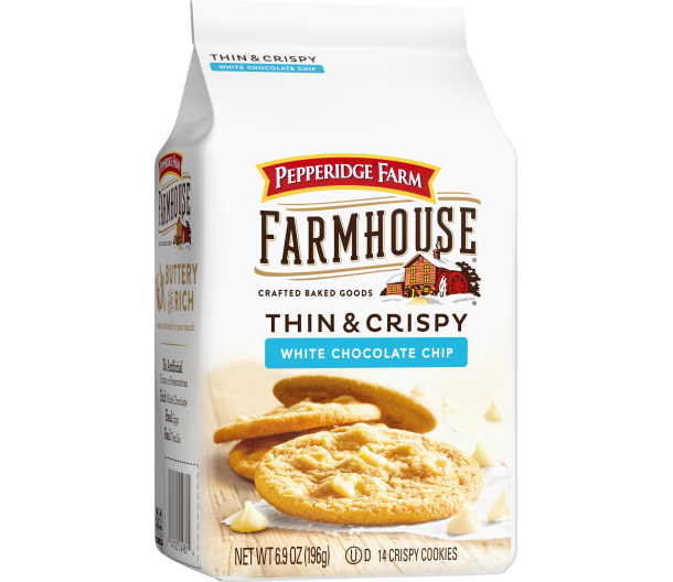 Pepperidge Farm Farmhouse Thin & Crispy White Chocolate Chip Cookies (6.9 oz.)