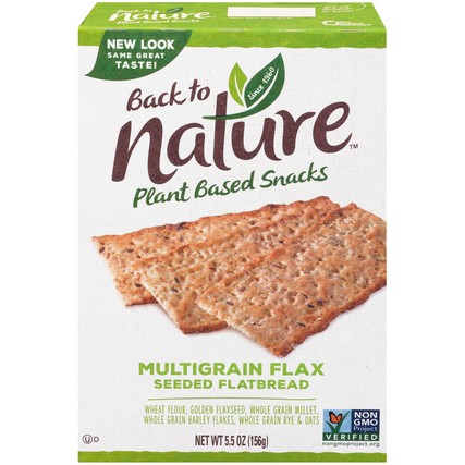 Back to Nature Multigrain Flax Seeded Flatbread (5.5 oz. Box)