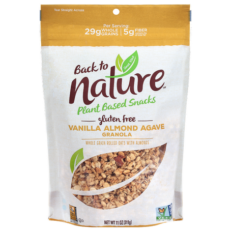 Back To Nature Vanilla Almond Agave Granola (11 oz. pouch)