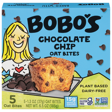 Bobo's Chocolate Chip Oat Bites (5 count box)