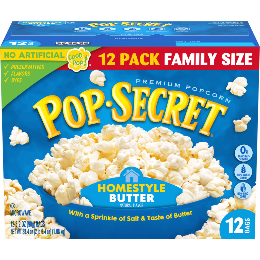 Pop Secret Homestyle Butter Popcorn (12 count box)