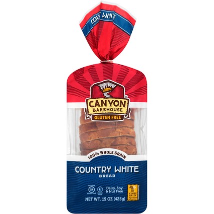 Canyon Bakehouse Gluten Free 100% Whole Grain Country White Bread (15 oz. Bag)