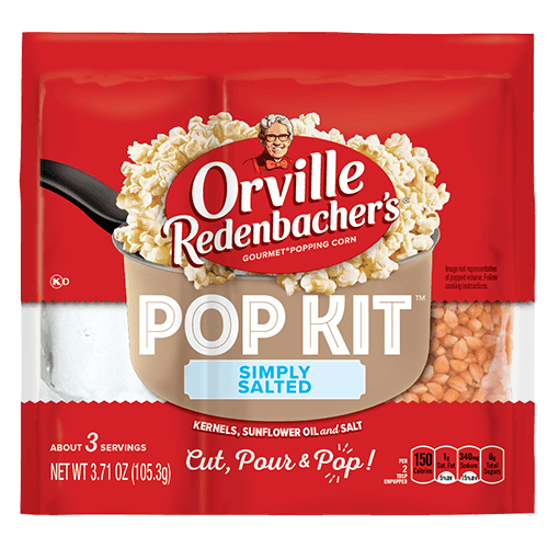 Orville Redenbacher's Pop Kit Simply Salted (3.71 oz. pouch)