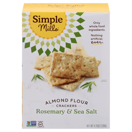 Simple Mills Almond Flour Rosemary & Sea Salt Crackers (4.25 oz.)