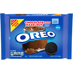 Nabisco Oreo Chocolate Hazelnut Flavor Creme Sandwich Cookies (17 oz. Family Size Pack)
