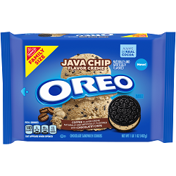 Nabisco Oreo Java Chip Flavor Creme Sandwich Cookies (17 oz. Family Size Pack)