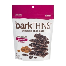 barkTHINS Snacking Chocolate Dark Chocolate Almond w/ Sea Salt (4.7 oz. pouch)