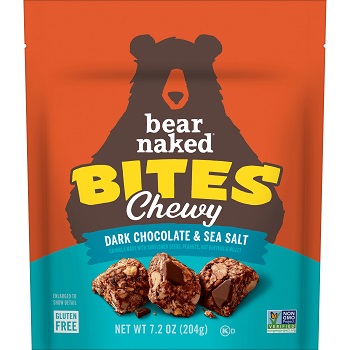 Bear Naked Chewy Bites Dark Chocolate & Sea Salt (7.2 oz. pouch)