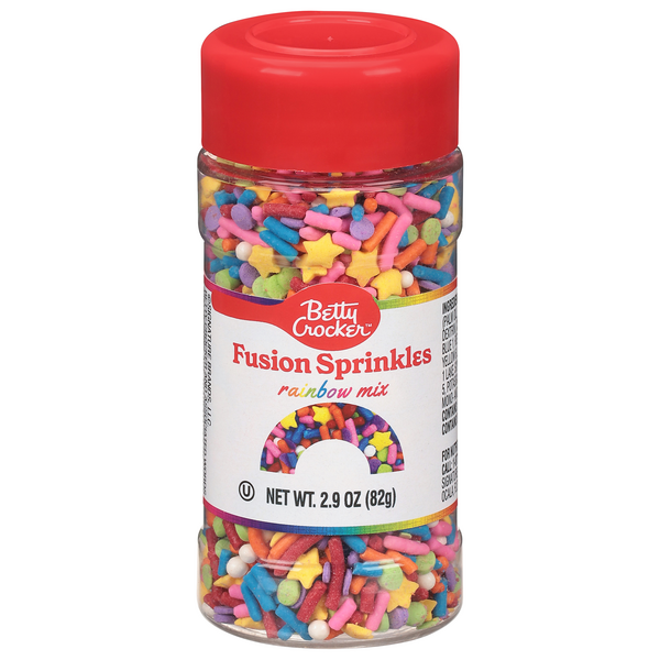 Betty Crocker Fusion Sprinkles Rainbow Mix (2.9 oz.)