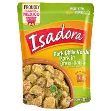 Isadora Pork Chile Verde Pork in Green Salsa (15 oz. pouch)