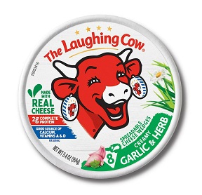 The Laughing Cow Creamy Swiss Garlic & Herb Spreadable Cheese (5.4 oz.)
