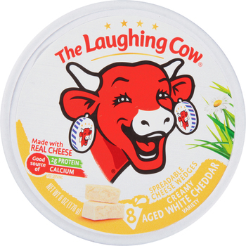 The Laughing Cow Creamy White Cheddar Spreadable Cheese (6 oz.)