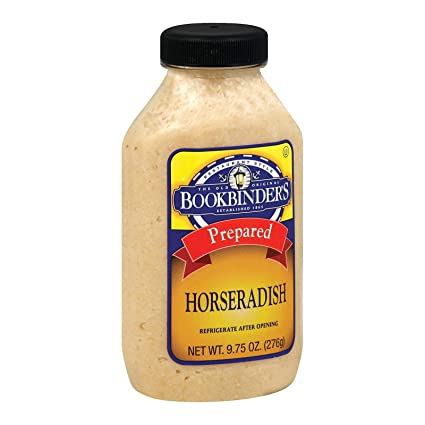 Bookbinder's Prepared Horseradish (9.75 oz. plastic bottle)
