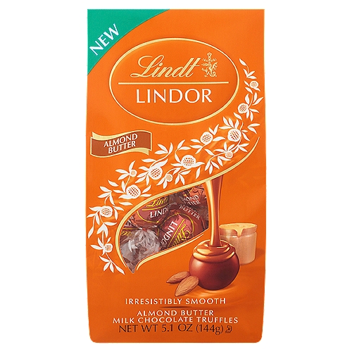Lindt Lindor Almond Butter Milk Chocolate Truffles (5.1 oz.)