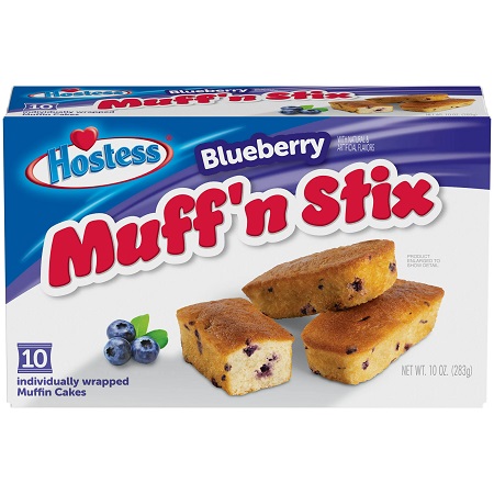 Hostess Blueberry Muff'n Stix (10 count/10 oz. box)