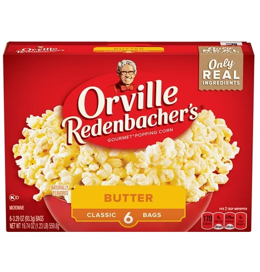Orville Redenbacher's Popcorn Butter Flavor (6 bags/19.74 oz.)